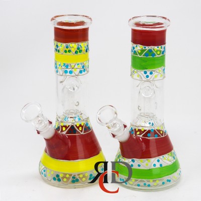 WATER PIPE SINGLE PERC HAND PAINT PR1051 1CT